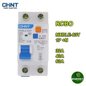 Thiết Bị Điện Energy – CHINT-NXBLE-63Y-6A-10A-16A-32A-63A-10MA-0-01A-RCBO-1P-N-230V- Chống Rò, Chống Giật CHINT RCBO